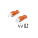 Žárovka 1SUPER LED 12V  T10  červená 2ks, W2.1x9.2d (T10), 33766