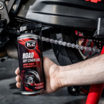 K2 ROAD DRY CHAIN LUBE 400 ml - suché mazivo na řetězy motocyklů, amW143