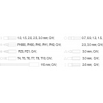 Ráčnový šroubovák s drobnými nástavci sada 31 ks, TO-65025