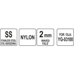 Řezací čepel Waves 2mm (pro YG-03100), YG-03152