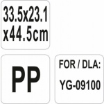 Kontejner PP 340x225x440mm (pro YG-09100), YG-09105