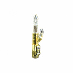 Rotační perličkový vibrátor s dráždičem klitorisu U.S. GOLD LOVER, 05-0509