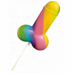 Lízátko ve tvaru penisu Rainbow Cock Pops, 37031