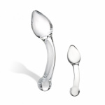 Glas - Pure Indulgence Glass Anal Slider Skleněné dildo, E25420