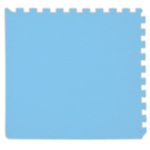 BABY Pěnový koberec tl. 2 cm - světle modrý 1 díl s okraji 115530