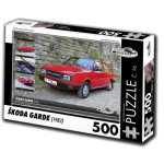 RETRO-AUTA Puzzle č. 16 Škoda Garde (1983) 500 dílků 117438