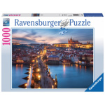 RAVENSBURGER Puzzle Noční Praha, Česká republika 1000 dílků 118496