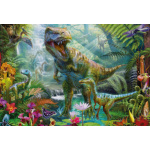 SCHMIDT Puzzle Dinosauři 4v1 v plechovém kufříku (60,60,100,100 dílků) 118684