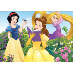EDUCA Puzzle Disney Princezny: Sněhurka, Bella a Locika 100 dílků 119237