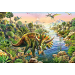 SCHMIDT Puzzle Dinosauří dobrodružství 3x48 dílků 120806