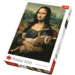 TREFL Puzzle Mona Lisa s kočkou 500 dílků 123273