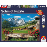 SCHMIDT Puzzle Horský ráj 1000 dílků 124899
