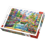 TREFL Puzzle Amsterdamský kanál 1500 dílků 125178