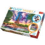 TREFL Crazy Shapes puzzle Obloha nad Paříží 600 dílků 125426