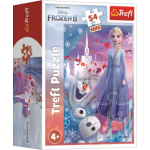 TREFL Puzzle Ledové království II: Elsa a Olaf 54 dílků 130447