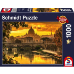 SCHMIDT Puzzle Zlaté světlo nad Římem 1000 dílků 131956