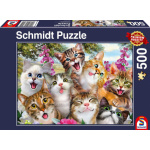 SCHMIDT Puzzle Kočičí selfie 500 dílků 133453