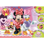TREFL Třpytivé puzzle Minnie a Daisy 100 dílků 135438