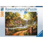 RAVENSBURGER Puzzle Domek u řeky 500 dílků 138756