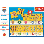 TREFL Vzdělávací puzzle Čísla Tlapková patrola 20 dílků 139792