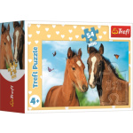 TREFL Puzzle Roztomilá zvířátka: Pár koní 54 dílků 143158