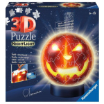 RAVENSBURGER 3D Svítící puzzleball Dýňová hlava 74 dílků 143593
