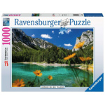 RAVENSBURGER Puzzle Zelené jezero, Tragöß, Rakousko 1000 dílků 146093