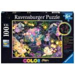 RAVENSBURGER Svítící puzzle Vílí les XXL 100 dílků 146140