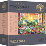 TREFL Wood Craft Origin puzzle Plážový domek 501 dílků 147850