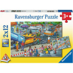 RAVENSBURGER Puzzle Stavební práce 2x12 dílků 149452