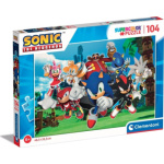 CLEMENTONI Puzzle Ježek Sonic 104 dílků 149837