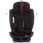 CHIPOLINO Autosedačka Techno 360 Isofix 0-36 kg 2023 Ebony 151269