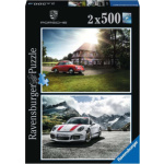 RAVENSBURGER Puzzle Porsche 356 a Porsche 911 2x500 dílků 152628