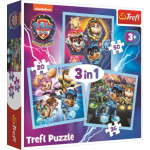 TREFL Puzzle Tlapková patrola: Mocní hrdinové 3v1 (20,36,50 dílků) 155981