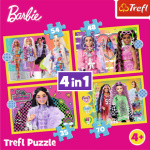 TREFL Puzzle Veselý svět Barbie 4v1 (35,48,54,70 dílků) 156893