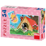DINO Puzzle Krtek - ptačí budka 54 dílků 2555