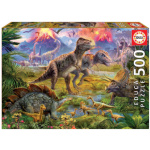 EDUCA Puzzle Setkání dinosaurů 500 dílků 7519