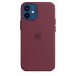 APPLE iPhone 12 mini Silicone Case with MagSafe Plum/SK, MHKQ3ZM/A