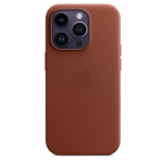 APPLE iPhone 14 Pro Leather Case with MagSafe - Umber, MPPK3ZM/A