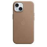 APPLE iPhone 15+ FineWoven Case with MS - Taupe, MT473ZM/A