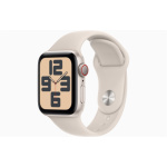Apple Watch SE Cell/40mm/Starlight/Sport Band/Starlight/-S/M, MRFX3QC/A