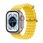 Apple Watch Ultra/49mm/Titan/Sport Band/Yellow Ocean, MNHG3CS/A