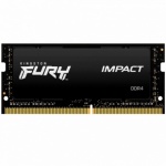Kingston FURY Impact/SO-DIMM DDR4/16GB/2666MHz/CL15/1x16GB/Black, KF426S15IB1/16
