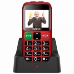 EVOLVEO EasyPhone EB, mobilní telefon pro seniory, červená, EP-850-EBR