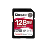 Kingston Canvas React Plus/SDHC/128GB/300MBps/UHS-II U3 / Class 10, SDR2/128GB