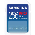 Samsung/SDXC/256GB/180MBps/USB 3.0/USB-A/Class 10/+ Adaptér/Modrá, MB-SD256SB/WW