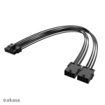 AKASA - PCIe 12-Pin na Dual 8-Pin adaptér, AK-CBPW27-30BK