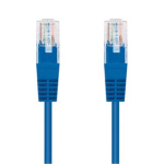 Kabel C-TECH patchcord Cat5e, UTP, modrý, 2m, CB-PP5-2B