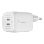 Belkin 65W dual napájecí adaptér bílý, WCH013vfWH