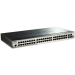 D-Link DGS-1510-52X 52-Port Gigabit Stackable Smart Managed Switch including 4x 10G SFP+, DGS-1510-52X/E